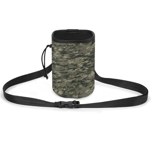 Vielseitiges Haustier-Trainingspaket, Militärholz, Camouflage-Druck, leichte Hundetrainingstasche, tragbares Haustierzubehör, ideal für Spaziergänge mit dem Hund von LQPMNK