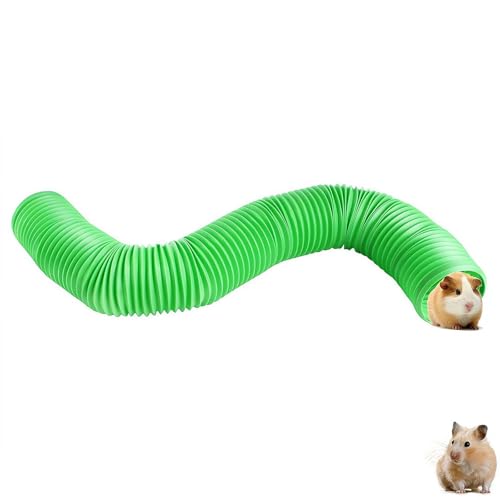 Pet Tunnel, Hamster Frettchen Pet Tubes, Ausziehbare Hamsterrohre, Zusammenklappbarer Kunststoff Meerschweinchen Tube Tunnel, lustiges Spielzeug zum Verstecken von Training Chinchillas, Frettchen, von LQQDREX