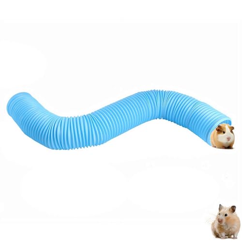 Pet Tunnel, Hamster Frettchen Pet Tubes, Ausziehbare Hamsterrohre, Zusammenklappbarer Kunststoff Meerschweinchen Tube Tunnel, lustiges Spielzeug zum Verstecken von Training Chinchillas, Frettchen, von LQQDREX