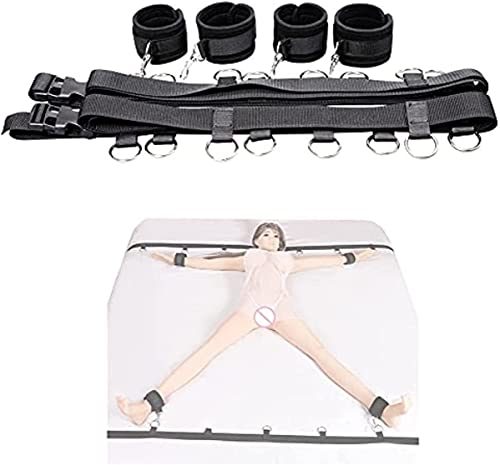 LQSSA 🅑🅓🅢🅜 Verstellbarer Nylon-Yogagurt, verbindende Hände, Beinbekleidung, angenehmes Erlebnisgefühl, Schlafzimmerdekorationen, Geschenke für Männer und Frauen von LQSSA