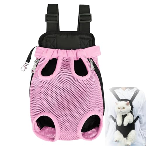 Furry Pawsy-Trage, Furry Pawsy-Katzenrucksack, Haustier-Reisetrage, Katzenbabytrage, Furry Pawsy-Katzenrucksack, Bequeme Schultergurte, verstellbar (L,E) von LQVNSAX