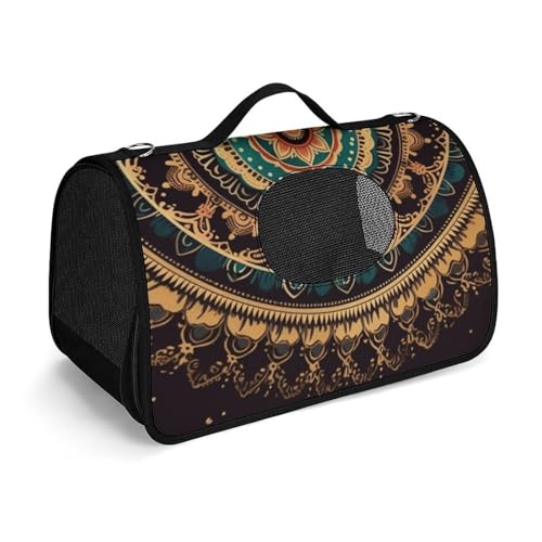 Haustier-Handtaschen, Mandala-bedruckte Haustier-Handtaschen, faltbare Haustier-Handtaschen, universelle Haustier-Handtaschen von LQWOK