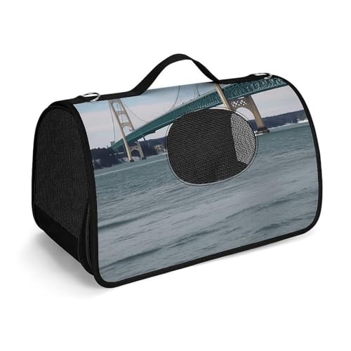 Mackinac Haustier-Handtaschen, bedruckte Haustier-Handtaschen, faltbare Haustier-Handtaschen, universelle Haustier-Handtaschen von LQWOK