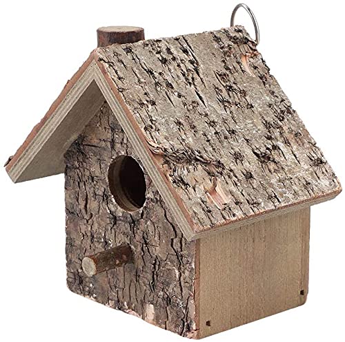 Vogelnest Vögel Käfig Outdoor Vogelhaus Garten Yard Hängende Dekoration Handwerk Holz Vogelhaus Nest Handgefertigter Vogelnest Käfig LSDRALOBBEB 809 von LSDRALOBBEB