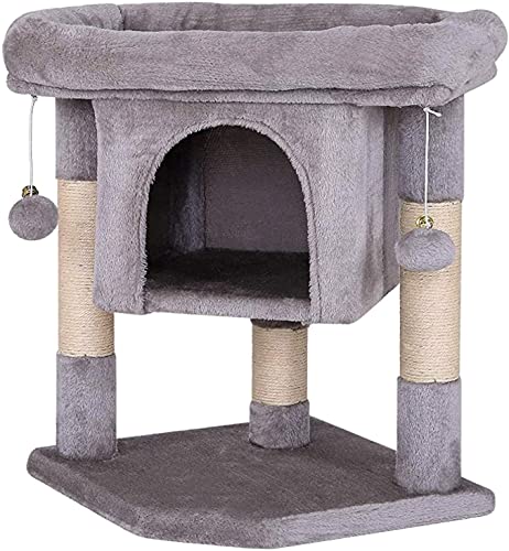 Kletterbaum Katzenkratzbaum Katzenbaum Katzenkletterbaum Katzenaktivitätszentrum Kätzchen Möbel Spielhaus Kratzbaum Turm mit Sisal Kratzbäumen LSDRALOBOOE 720 von LSDRALOBOOE