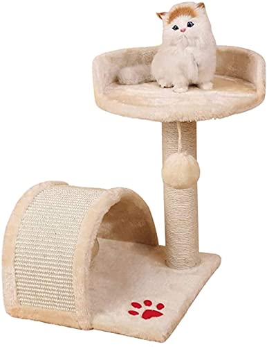 Kletterbaum Katzenkratzbaum Katzenbaum Katzenklettergerüst Kleine Katzenstreu Villa Kratzbaum Regal Katzensprungplattform Katzenkratzbaum Katzenkratzbrett LSDRALOBOOE 714 von LSDRALOBOOE