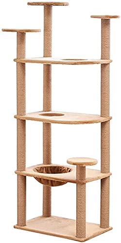 Kletterbaum Katzenkratzbaum Katzenbaum Katzenkratzbaum Baumbett Baumklettern Spielzeug Aktivitätszentrum Haustiere Spielturm Haus Zuhause Dekorative Möbel LSDRALOBOOE 714 von LSDRALOBOOE