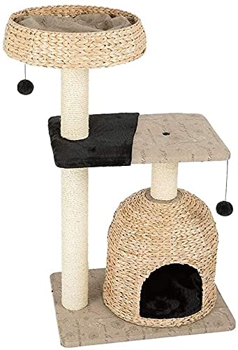 Kletterbaum Katzenkratzbaum Katzenbaum Kratzbäume für große Katzen Mehrstufiger Kratzbaum Moderner Katzenturm mit LSDRALOBOOE 714 von LSDRALOBOOE