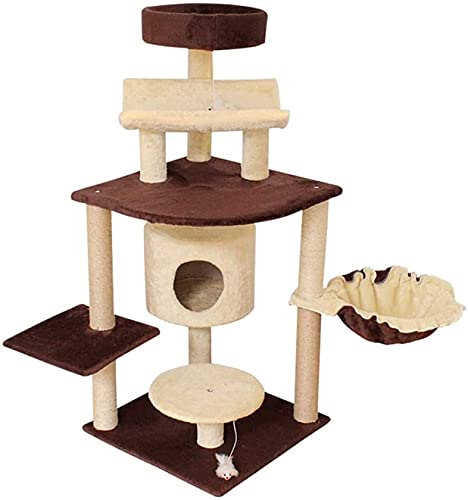 Kletterbaum Katzenkratzbaum Katzenbaum Kratzbaum Turm Katzenspielturm mit Sisal Kratzbäumen Katzenmöbel Kratzbaum Katzenturm LSDRALOBOOE 714 von LSDRALOBOOE