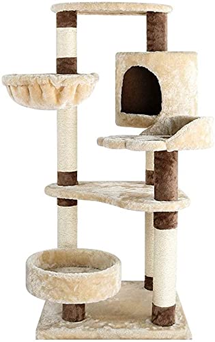 Kletterbaum Katzenkratzbaum Katzenbaum Sisal Bett Spielzeug Kratzbaum Kratzbaum Kratzbaum Klettern Aktivitätszentrum LSDRALOBOOE 716 von LSDRALOBOOE