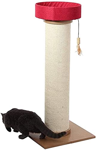 Kletterbaum Katzenkratzbaum Katzenbaum Vertikale römische Säule Bold Sisal Katzenspielzeug Schleifkrallensäule Katzensprungplattform LSDRALOBOOE 716 von LSDRALOBOOE