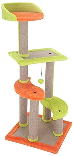 Kratzbaum Katzenbaum Kratzbaum Kletterbaum Cat Scratch Column Cat Jumping Platform Cat Klettergerüst Mehrschichtiges Katzenklettergerüst Heimtierbedarf LSDRALOBOOE 712 von LSDRALOBOOE