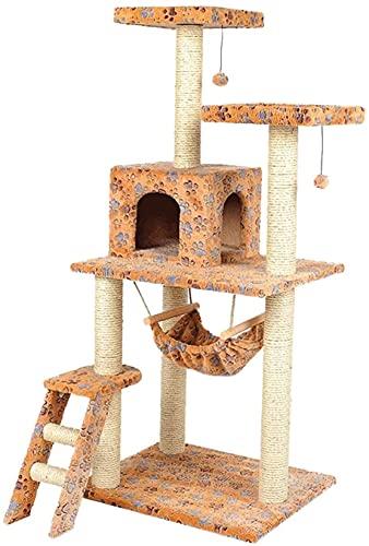 Kratzbaum Katzenbaum Kratzbaum Kletterbaum Katzenhaus Katzenregal Baumhaus Durable Cat Klettergerüst Kätzchen Kratzbaum Klettergerüst Schleifkrallen LSDRALOBOOE 715 von LSDRALOBOOE