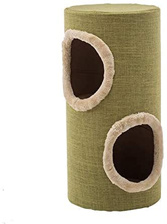 Kratzbaum Katzenbaum Kratzbaum Kletterbaum Katzenklettergerüst Katzenstreu Katzensprungplattform Katzentunnel Katzenkratzbrett Kratzbaum Leinen Katzenloch Katzenkanal Haustier Katzenspielzeug LSDRALO von LSDRALOBOOE