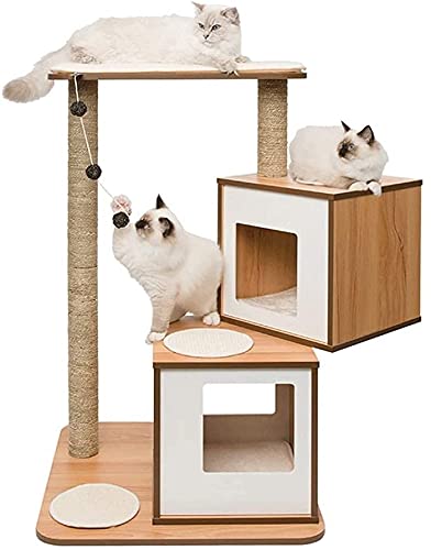 Kratzbaum Katzenbaum Kratzbaum Kletterbaum Katzenklettergerüst Sisalhocker Katzenturm Möbel Katzenaktivitätszentrum Kratzbäume Kratzbaum Katzenwohnung LSDRALOBOOE 712 von LSDRALOBOOE