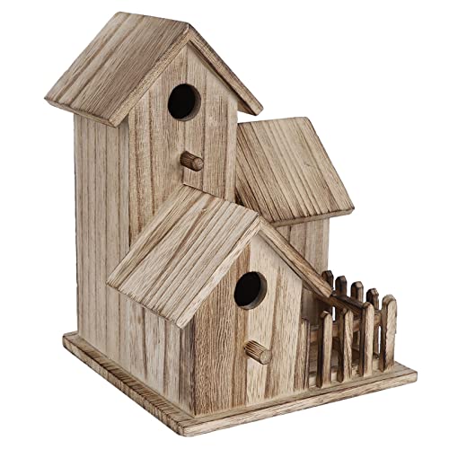 Vogelhaus für Draußen, Vogelhäuser aus Holz, Hängendes Vogelhaus, Vogelhaus Zum Aufhängen Im Freien oder Zur Wandmontage von LSFYYDS