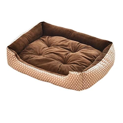 Durable Haustierbett Kissen, waschbar, rutschhemmende Hunde- und Katzenmatratze, weiches Baumwolluntersetzer, faltbares Design von LSHTAR