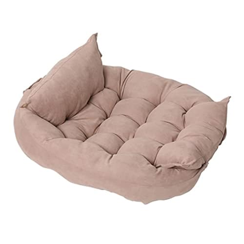 Luxuriöses Hundesofa | Anti-Angst-beruhigendes Haustiernest | faltbares und waschbares Design | Wildleder-Finish für Komfort von LSHTAR