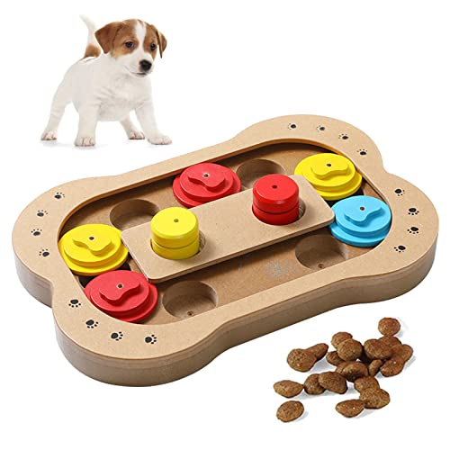 LTLWSH Hundespielzeug Intelligenz, Hunde Spielzeug Intelligent, Hundespielzeug Welpen,Hundespielzeug Unzerstörbar,Langsamer Feeder Verbesserung der IQ Puzzle Bowl für Hunde von LTLWSH