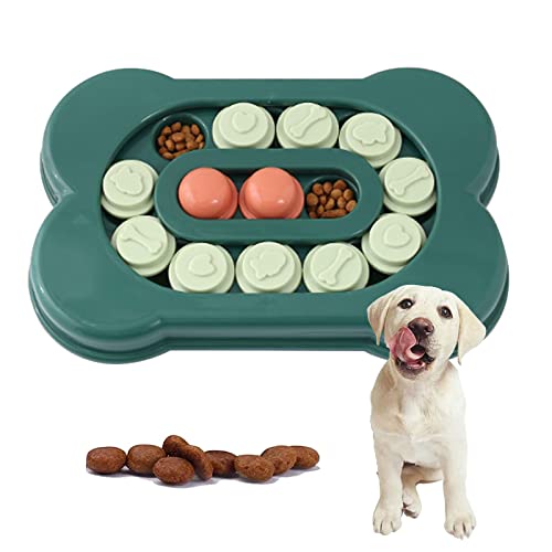 LTLWSH Hundespielzeug Intelligenz, Hundepuzzle Spielzeug Hunde Lernspielzeug, interaktive Treat Dispenser Puzzle Hundespielzeug,Grün von LTLWSH