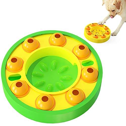 LTLWSH Hundespielzeug Intelligenz Hundefutter Welpenspielzeug,Interaktives Verlangsamen Sie das Essen von Hundespielzeug,Rutschfestes Intelligenzspielzeug für Hunde,Welpen und Katzen,Grün von LTLWSH