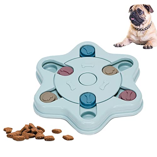 LTLWSH Hundespielzeug Intelligenz Hundefutter Welpenspielzeug,Interaktives Verlangsamen Sie das Essen von Hundespielzeug,Rutschfestes Intelligenzspielzeug für Hunde,Welpen und Katzen,Hexagon von LTLWSH