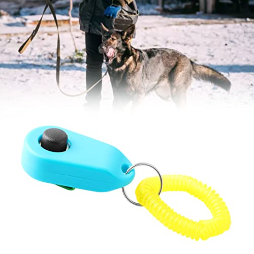 LTSQIN Hundetrainings-Clicker mit Handschlaufe, Hundetrainings-Clicker für Katzen, Welpen, Vögel, Pferde. für Verhaltenstraining-Hundezubehör (Sky Blue) von LTSQIN