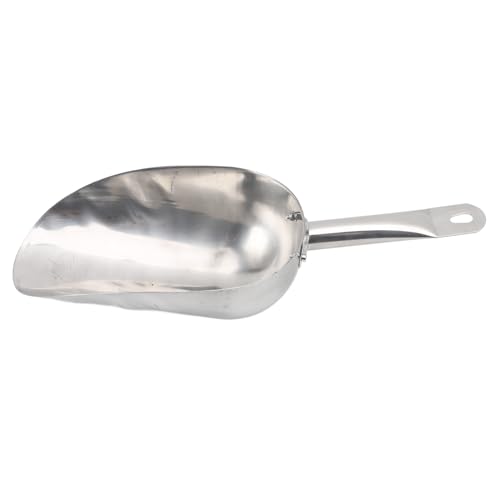 LTSQIN Stainless Steel Ice Scoop,Rounded FinishEasy Access to Feed,Convenient and Practical,Can be Used to Scoop Feed,dogfood,cat Food,Ice Cubes,etc von LTSQIN