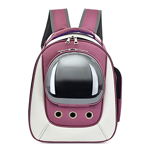 LUCBEI Haustier Haustierkatze-Rucksack, Haustierhundrucksack, großer Blasenraum, Kleiner Hund im Freien Handtasche Taschenträger (Color : Grigio) von LUCBEI