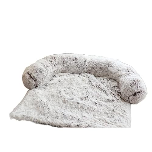 LUCBEI Haustier Hundebett, Winter-Plüsch-Wärme, Katzenmatratze, abnehmbare Reißverschluss waschbar, Hundekissen-Schlafsofa Taschenträger (Color : Style B-3, Size : 105x95x20cm) von LUCBEI