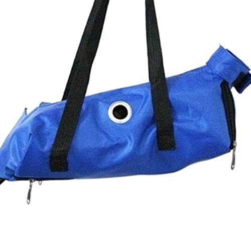 LUCBEI Haustier Multifunktionale Katzenbeutel, Kratzfeste Katze Putzen Nagelschnipper Schutztasche, Schönheitstasche Liefert Taschenträger (Color : Blauw, Size : 1-3kg) von LUCBEI