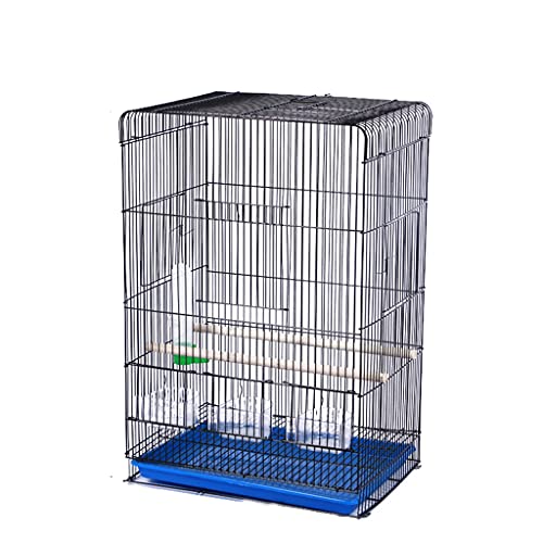 Vogelkäfig Plattierungsprozess Vogelkäfig Große Tiger Haut Pfingstroy Cockatiel Vogelkäfig Zierzuchtkäfig for Fliegende Haustiere, Finken Finkenkäfig (Color : A) von LUCBEI