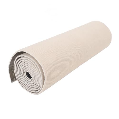 Selbstklebende Katzenkratzmatte, Vielseitiger DIY-Möbelschutz, Zuschneidbares Katzenkratzbrett, aus Polyester Gefertigt, 15,75 X 78,74 Zoll, für Sofas, Teppiche (Beige) von LUCKDANO