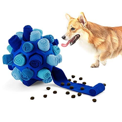 LUCKKY Interactive Dog Puzzle Toys,Schnüffelball für Hunde,Schnüffelteppich Schnüffelspielzeug Interaktive Hundespielzeug,tragbarer Haustier Schnüffelball,Förderung Der Natürlichen Nahrungssuche (C) von LUCKKY