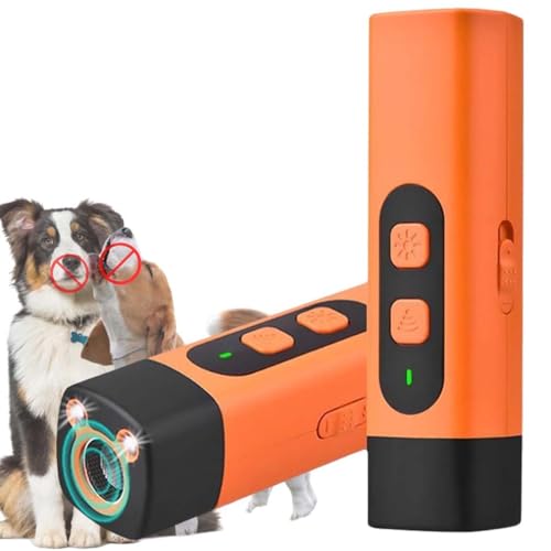 The BarkShield Pro - Bark Shield Anti Barking Device for Dogs, Antibell für Hunde mit LED-Taschenlampe, Ultraschall Anti Bell Gerät, Aufladbar Handheld Hundetrainings Geräte für Innen Außen (A) The BarkShield Pro - Bark Shield Anti Barking Device for Dogs, Antibell für Hunde mit LED-Taschenlampe, Ultraschall Anti Bell Gerät, Aufladbar Handheld Hundetrainings Geräte für Innen Außen (A) von LUCKKY