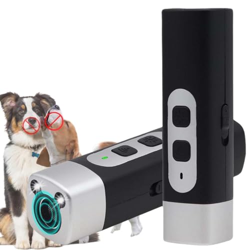The BarkShield Pro - Bark Shield Anti Barking Device for Dogs, Antibell für Hunde mit LED-Taschenlampe, Ultraschall Anti Bell Gerät, Aufladbar Handheld Hundetrainings Geräte für Innen Außen (B) The BarkShield Pro - Bark Shield Anti Barking Device for Dogs, Antibell für Hunde mit LED-Taschenlampe, Ultraschall Anti Bell Gerät, Aufladbar Handheld Hundetrainings Geräte für Innen Außen (B) von LUCKKY