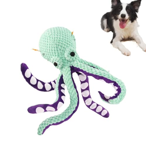 LUCKKY Pawforloves Premium Pet Plush Toy, Pawforloves Premium-Plüschspielzeug für Haustiere, Quietschendes Hundespielzeug für große Hunde, Plüschtiere für Hunde Oktopus, weichem Stoff von LUCKKY