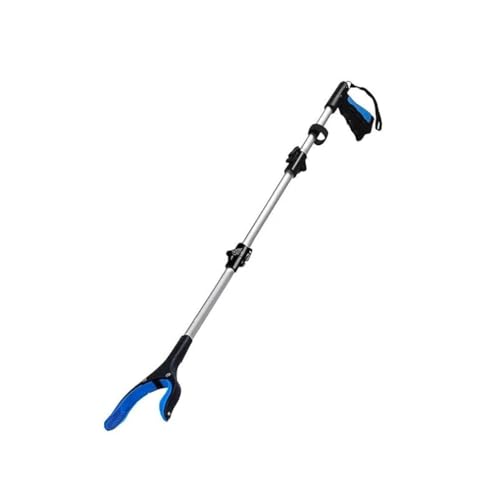 Zusammenklappbarer Greifer mit 360° drehbarem Clip, Foldable Grabber with 360° Swivel Clip, 109cm Faltbare Greifer für Senioren, Faltbare Greifer mit Magnetspitzen, Langer Müllgreifer von LUCKKY