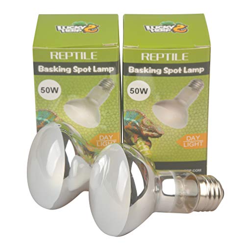 LUCKY HERP Reptilien-Spot-Lampe, 2er-Pack (50 Watt) von LUCKY HERP