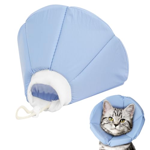 Katzenkegel aus Schaumstoff, Größe M, Blau von LUCKYPAW