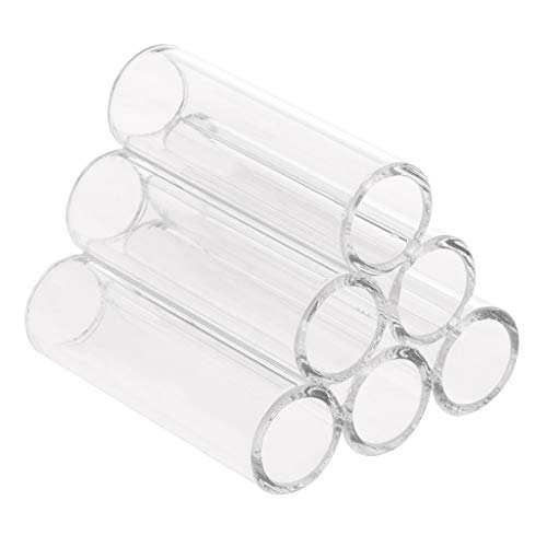 LUDAKE Aquarium Garnelen Shelter Tube Cave Clear Acrylic Habitat Breeding House Fish for Decor 3 or 6 Tubes Betta deo von LUDAKE