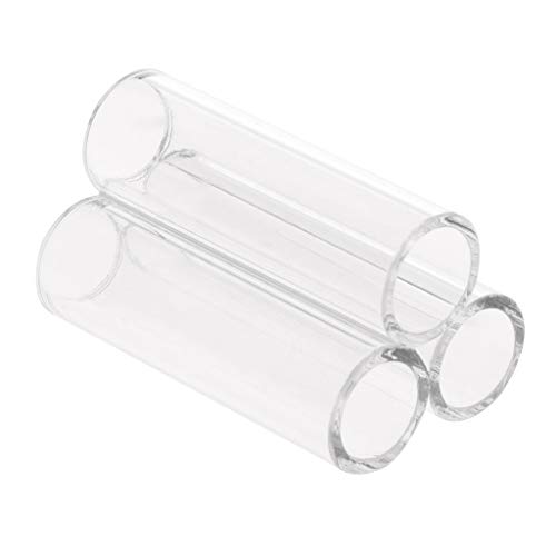 LUDAKE Aquarium Garnelen Shelter Tube Cave Clear Acrylic Habitat Breeding House Fish for Decor 3 or 6 Tubes Betta deo von LUDAKE