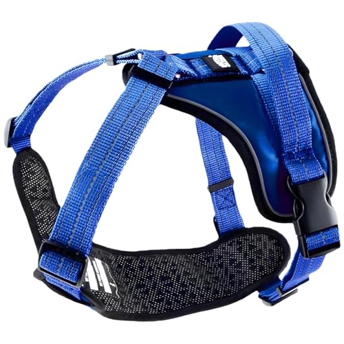 LUMINFLY Bequemes Hundegeschirr mit reflektierenden Streifen, Schnellverschluss-Schnalle, verstellbare Passform LUMINFLY Bequemes Hundegeschirr mit reflektierenden Streifen, Schnellverschluss-Schnalle, verstellbare Passform von LUMINFLY