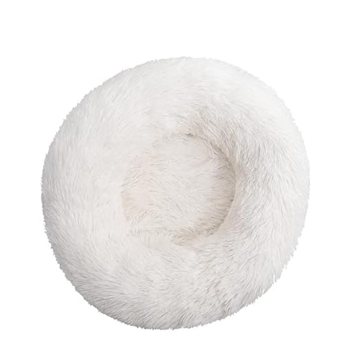 LUNYY Donut Hundezubehör für große Hunde, Katzenhaus, Plüsch-Haustierbett für Hunde, XXL, runde Matte für kleine, mittelgroße Tiere, beruhigend, 100 cm von LUNYY