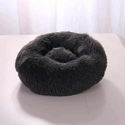 LUNYY Superweiches Hundebett, Plüsch, Katzenmatte, Hundebetten für große Hunde, Bett, Labradors, Haus, rundes Kissen, Haustierproduktzubehör von LUNYY