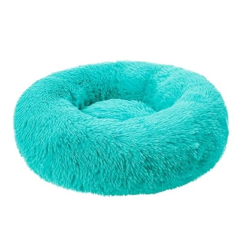 LUNYY Weiches, langes Plüsch-Hundebett für große kleine Katzenhäuser, runde Haustiere, Hunde, Katzen, Kissen, Matte, warmes, bequemes Haustiersofa von LUNYY