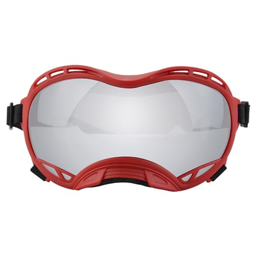 Haustier Sonnenbrille mit UV Schutz für mittelgroße oder große Hunde für den nördlichen Bereich mit verstellbarem Riemen für Outdoor Sportarten von LUOFANG
