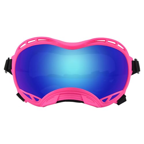 Haustier Sonnenbrille mit UV Schutz für mittelgroße oder große Hunde für den nördlichen Bereich mit verstellbarem Riemen für Outdoor Sportarten von LUOFANG