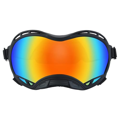 Haustier Sonnenbrille mit UV Schutz für mittelgroße oder große Hunde für den nördlichen Bereich mit verstellbarem Riemen für Outdoor Sportarten von LUOFANG