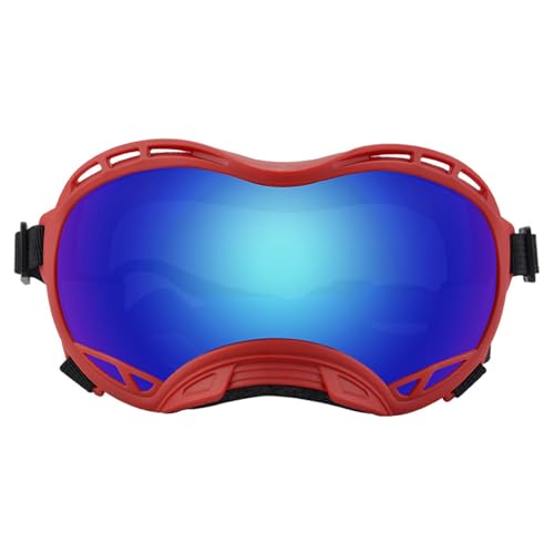 Haustier Sonnenbrille mit UV Schutz für mittelgroße oder große Hunde für den nördlichen Bereich mit verstellbarem Riemen für Outdoor Sportarten von LUOFANG